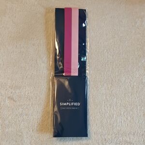 Pink and Black Stationery Set